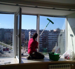 Мытье окон в однокомнатной квартире Москва